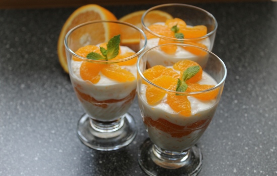 bystrye i vkusnye deserty s mandarinami2 Швидкі і смачні десерти з мандаринами